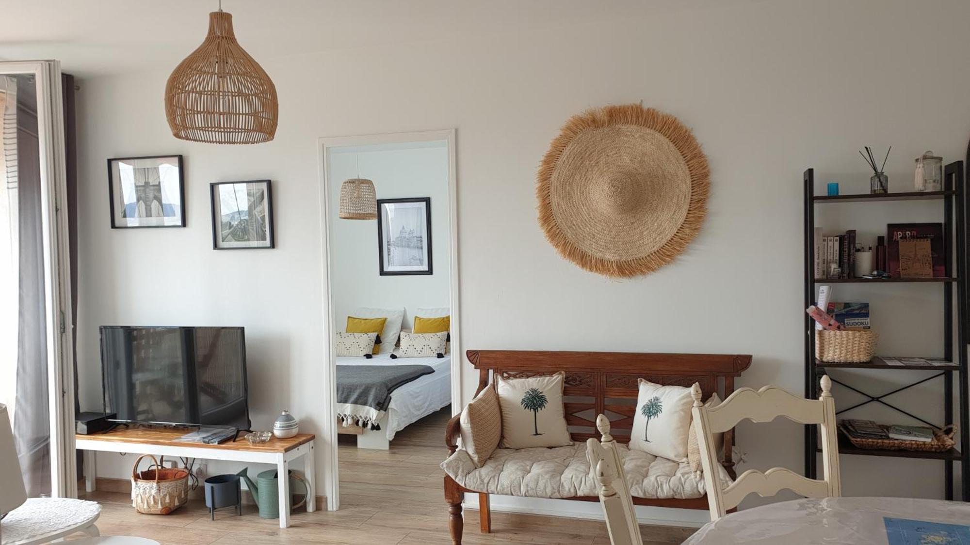 Le Doux Voyage T3, Vue Mer, Wi Fi, Parking Gratuit